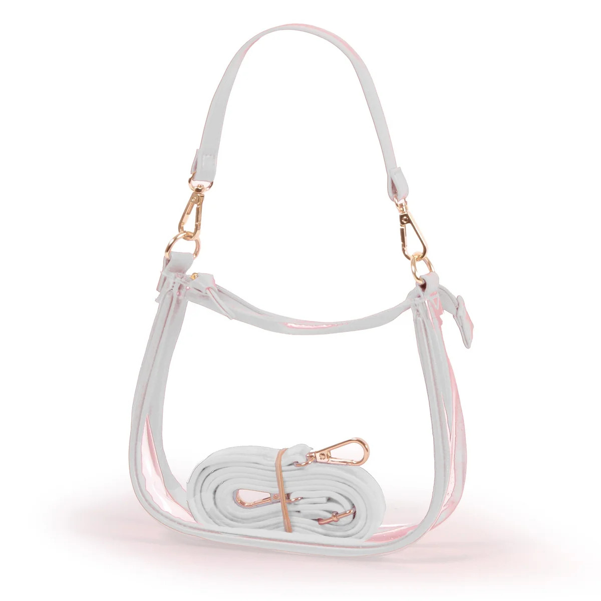 The Clara Clear Purse | White | Stewart Simmons