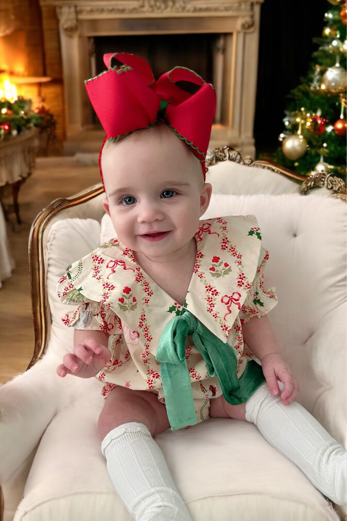 Baby girl Christmas bubble, baby girl bows 

#LTKBaby #LTKFindsUnder50 #LTKFindsUnder100