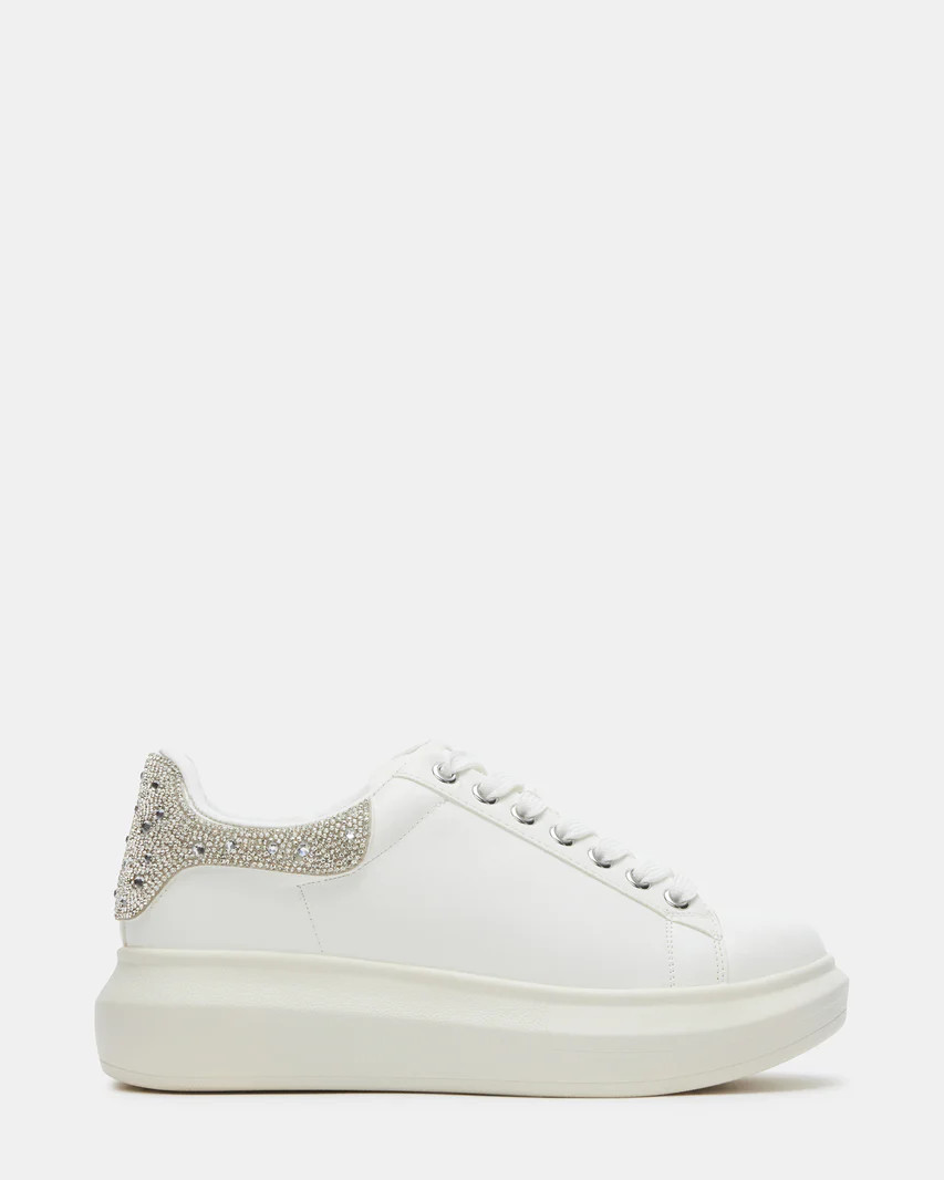 GASP Rhinestones Low-Top Lace-Up Sneaker | Women's Sneakers | Steve Madden (US)