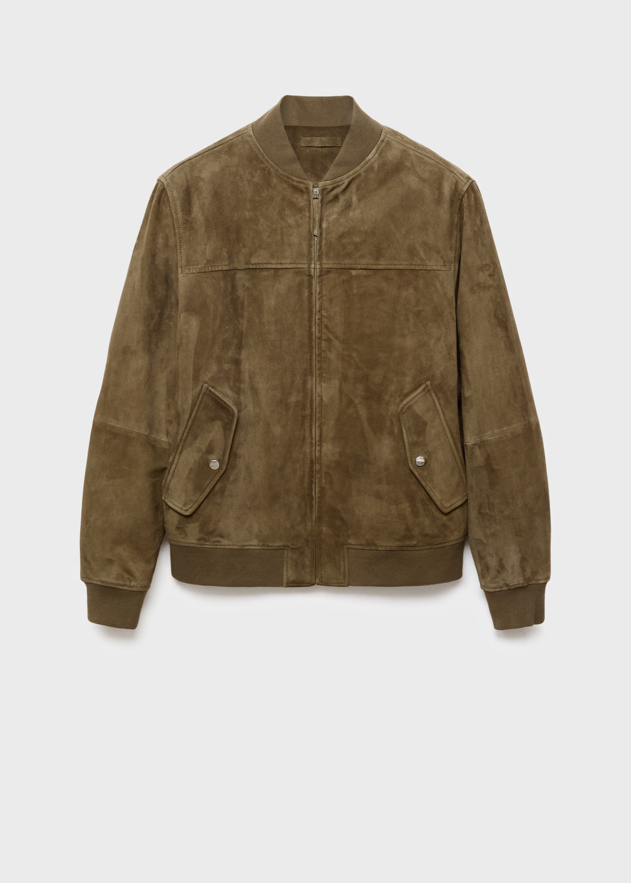 Suede leather bomber jacket - Men | MANGO USA | Mango (US/MX/AU)