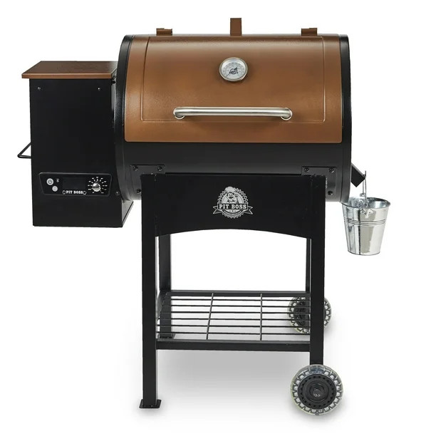 Pit Boss Classic 700 Sq. In. Wood Fired Pellet Grill with Flame Broiler - Walmart.com | Walmart (US)