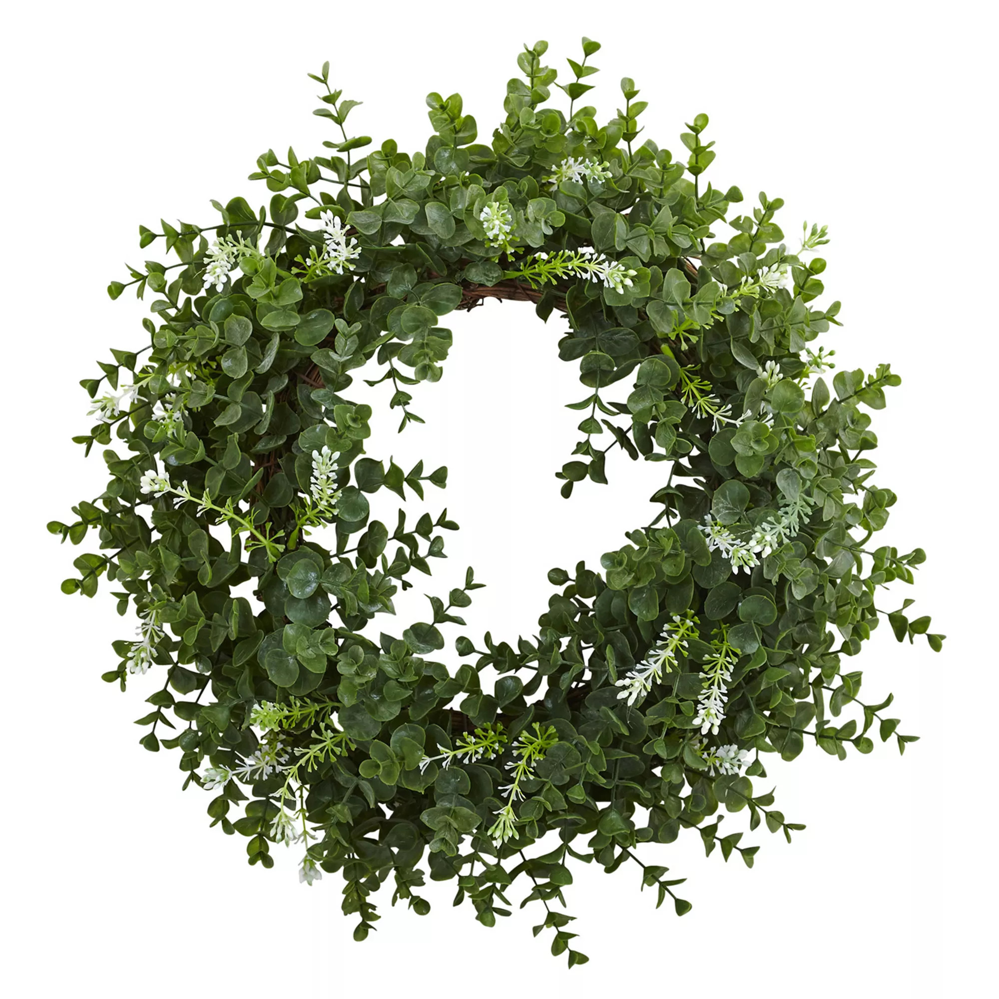 nearly natural Artificial Eucalyptus Wreath | Kohl's