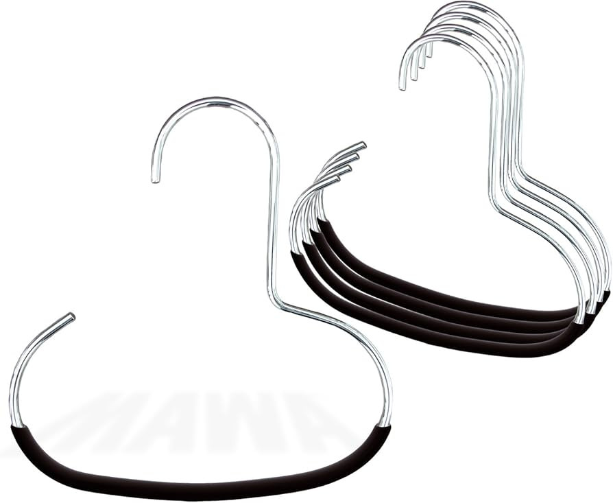 Mawa Scarf, Shawl, Belt, and Accessory Organizer, Non-Toxic Metal Hanger with Grip Coating, Easy ... | Amazon (US)