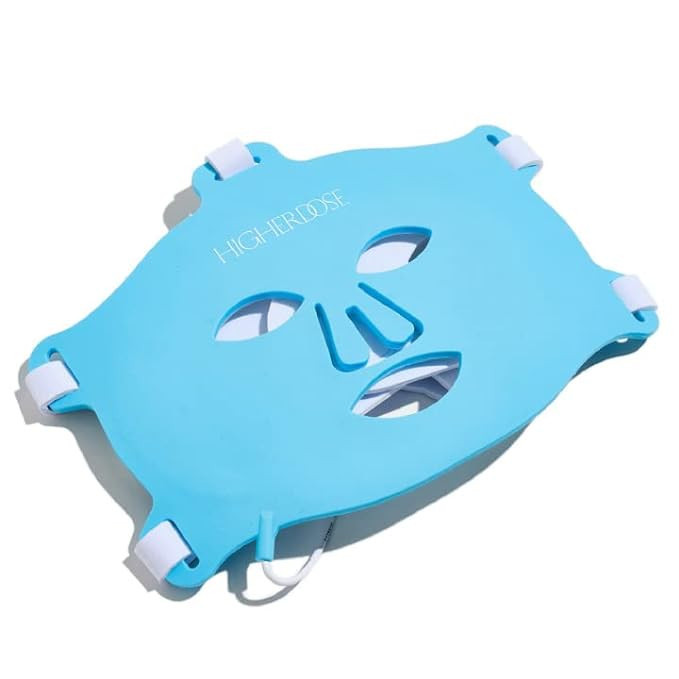 HigherDOSE Red Light Therapy Face Mask - Cordless At-Home LED Facial Light Therapy - Promotes Cel... | Amazon (US)