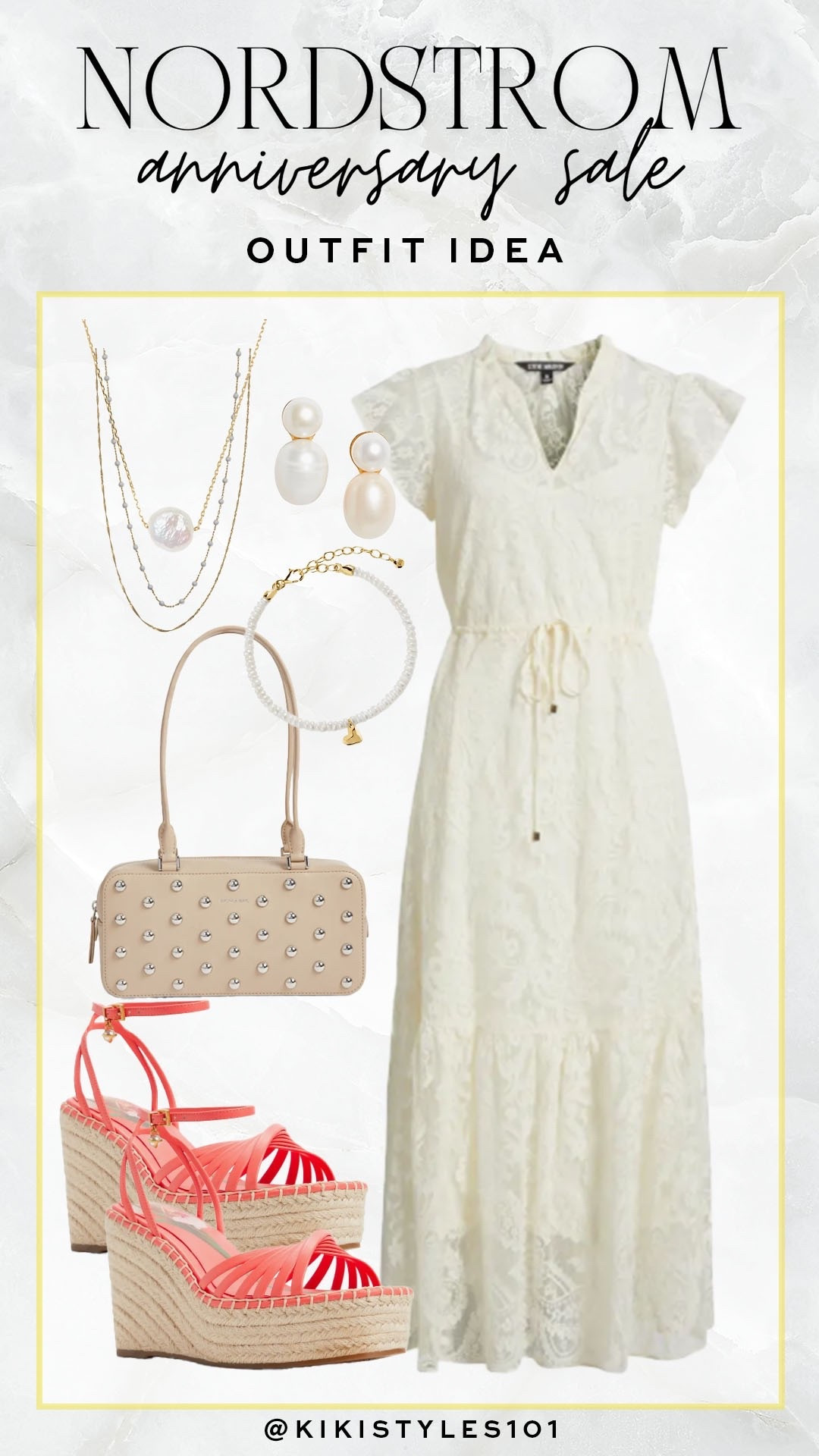Chic NSALE outfit idea! 

#nsale

NSALE style. NSALE lace summer dress. NSALE shoes. NSALE accessories  

#LTKSaleAlert #LTKStyleTip #LTKFindsUnder100