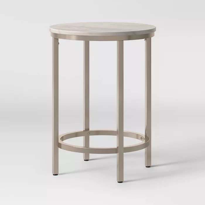 Greenwich Round Marble End Table - Threshold™ | Target