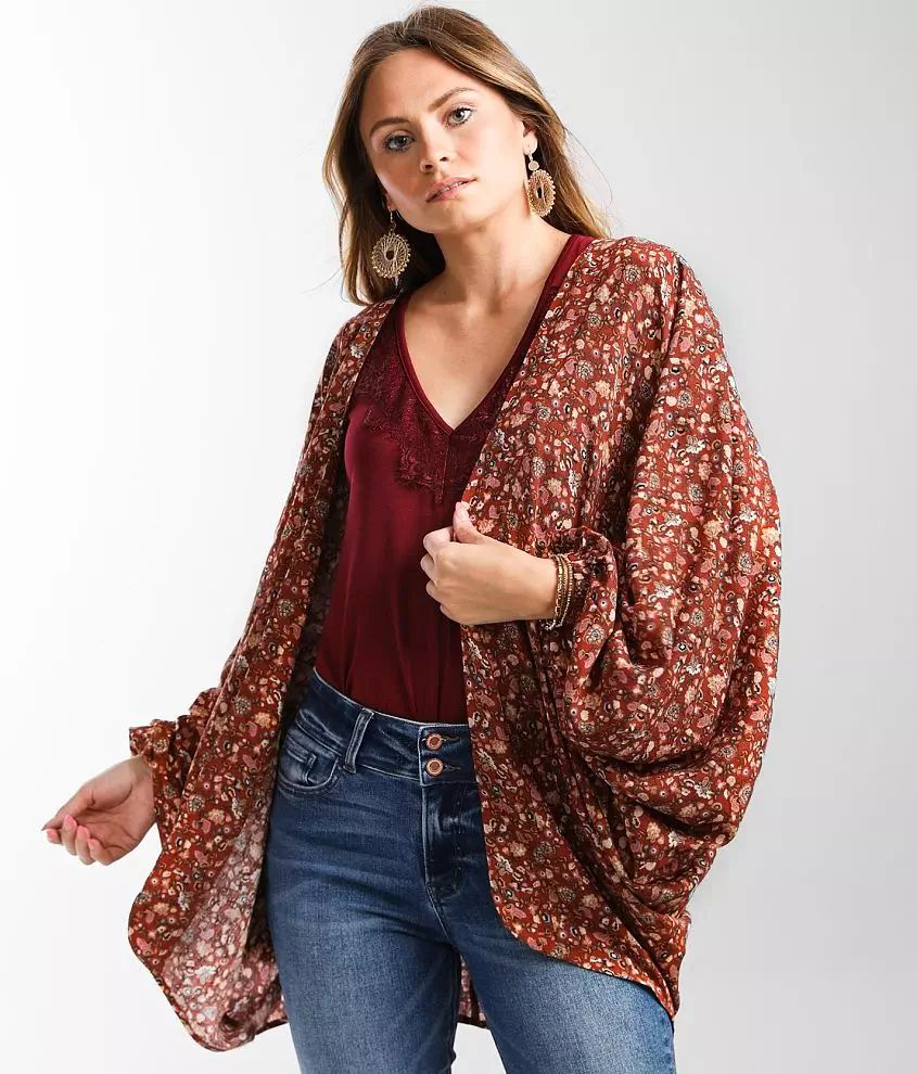 Woven Cocoon Kimono | Buckle