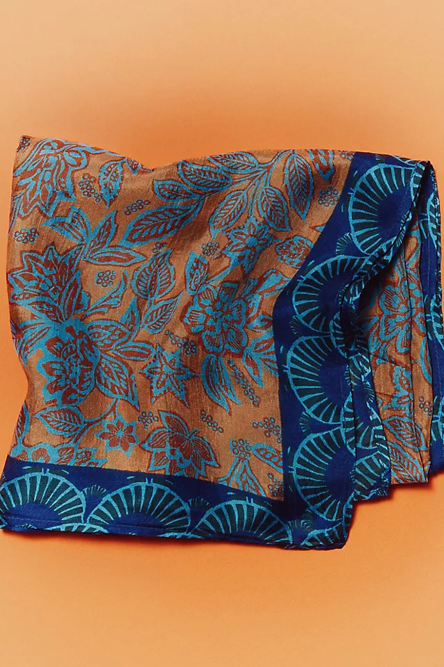 100% Silk Hair Scarf | Anthropologie (US)