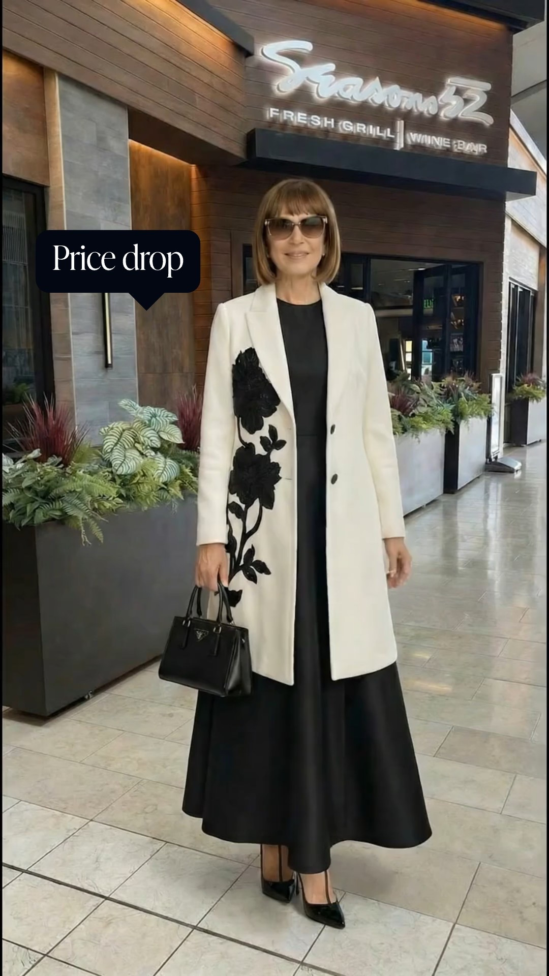 SALE at WHBM ‼️ SAVE $25 off every $100 spent!!  I ❤️ the Black Embroidery on this white wool coat!! Dress up any LOOK 🥰
Wedding Guest- Dinner Date - Vacation- Travel - WorkWear 

Follow my LTK @fashionistanyc on the @shop.LTK app to view this post and get my exclusive app-only content!

#liketkit #LTKootd #LTKdayinmylife #LTKgrwm #LTKSaleAlert #LTKWedding
@shop.ltk
https://liketk.it/5NSv4