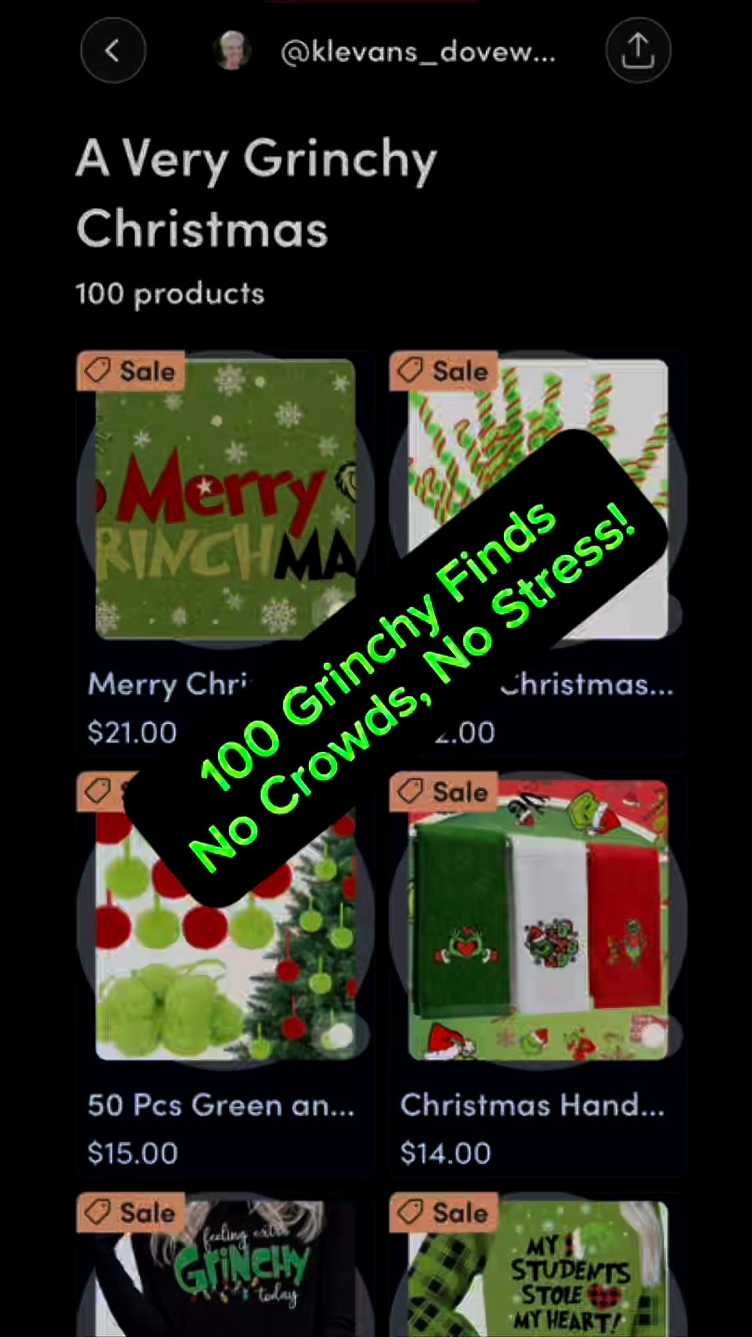 Go Full Grinch… Without Leaving Your Couch!

Still searching for Grinch goodies for the Grinch-lover in your life? Skip the crowds and hop over to my LTK—PRODUCT COLLECTION….100 Grinchy must-haves in one spot (and yes, they’re ALL on sale).
(https://liketk.it/5sfK2)

Forget the lines, traffic, and parking nightmares… I’ve already made it easy for you. 🎄💚

#LTKGiftGuide #LTKCyberWeek #LTKHoliday