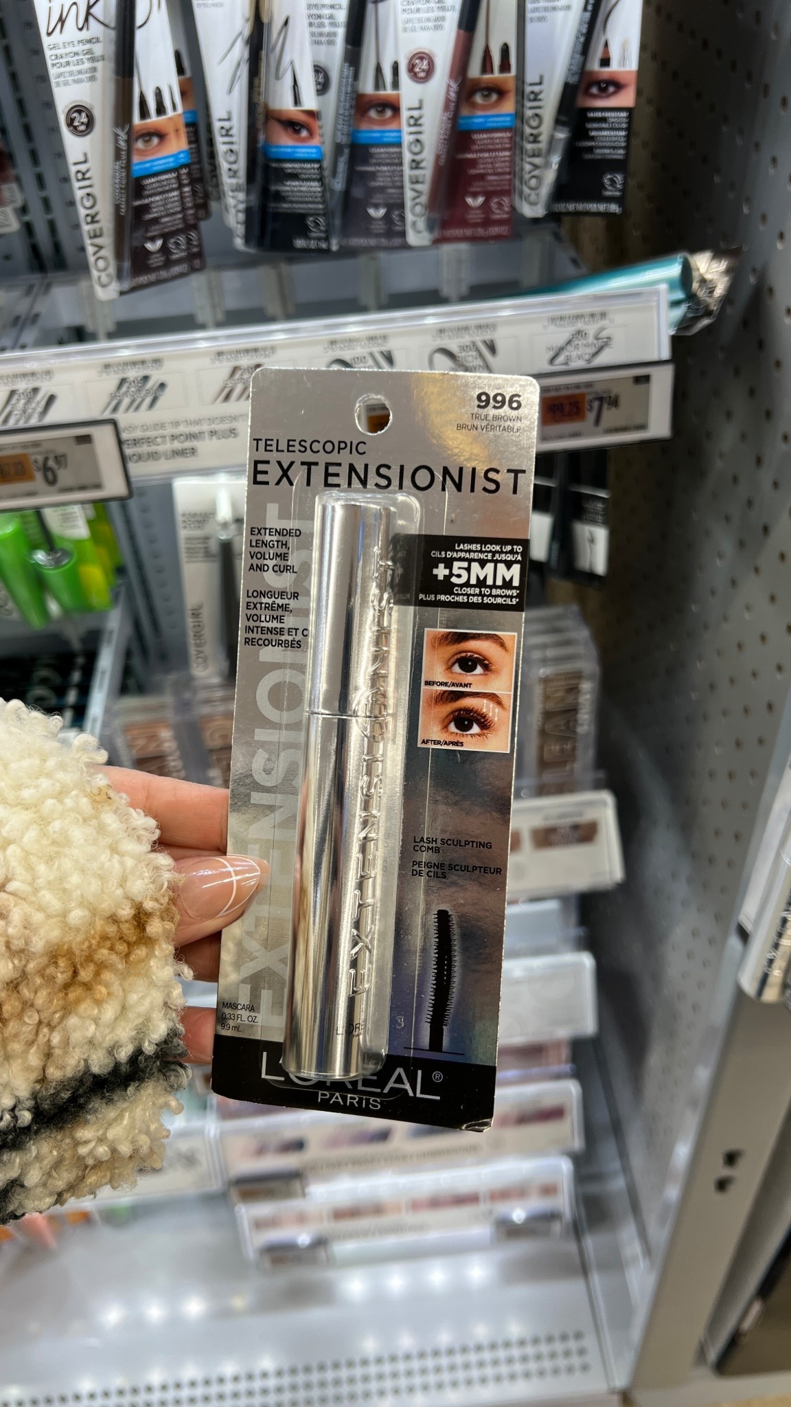 L'Oreal Paris Extensionist Mascara, Lengthening, Curling, Blackest Black Washable, 0.41 fl oz

#LTKBeauty #LTKFindsUnder50 #LTKTravel