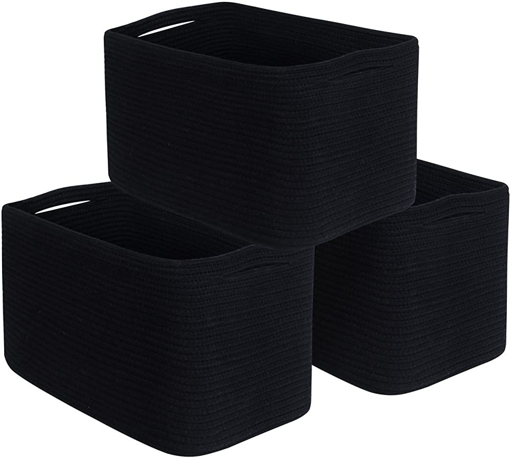 MINTWOOD Design 3-Pack Storage Baskets for Shelves, Playroom and Classroom Storage Basket, Book B... | Amazon (US)