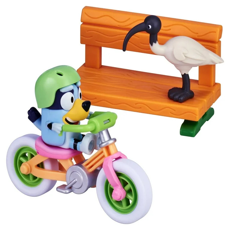Bluey and Bicycle 2.5-3 inch Figure  Vehicle and Figure Pack, Preschool, Ages 3+ | Walmart (US)
