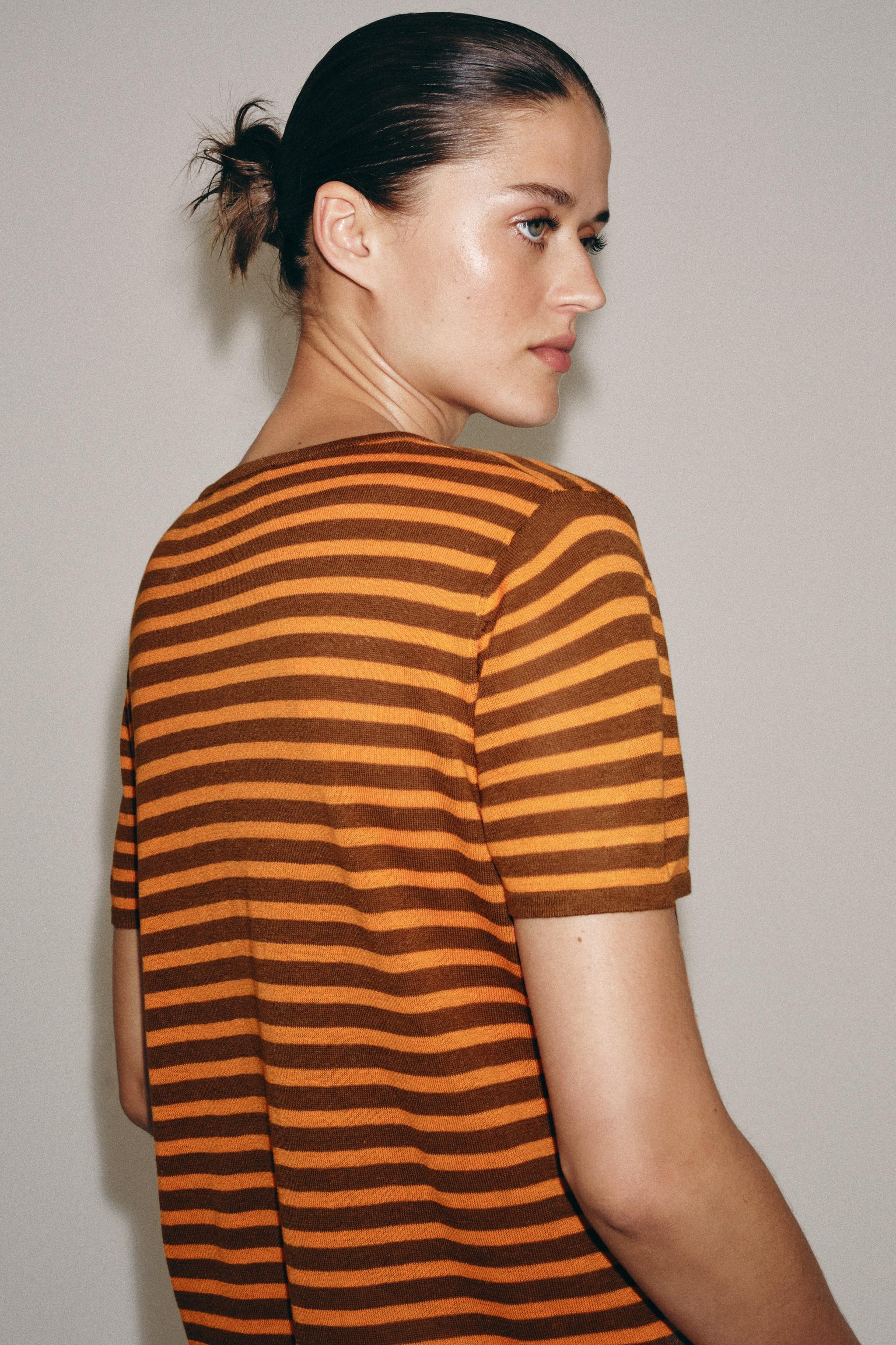 STRIPED KNIT TOP | Zara US