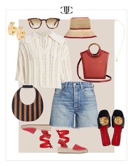 4th of July is a few weeks away so I put together a few outfits for one of my favorite holidays  

Blouse, knit top, sweater, denim shorts, shorts, sun hat, tote, espadrilles, sunglasses, summer outfit, summer look, 4th of July outfit, 4th of July look, casual outfit, casual look, sandals 

#LTKshoecrush #LTKstyletip #LTKover40