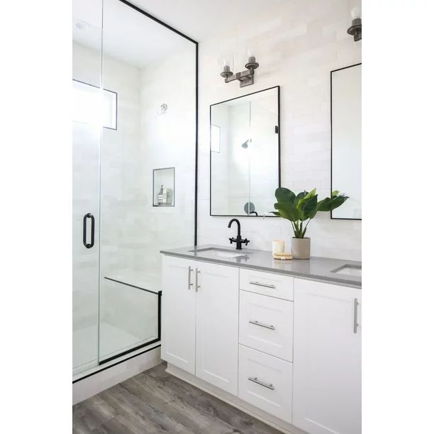 Cloe 2.5" x 8" Glossy Wall Tile in White (10.64 SqFt/Ctn) | Walmart (US)