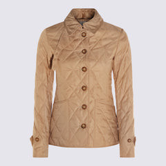 Burberry Quilted Coat — Beige | Italist Inc.
