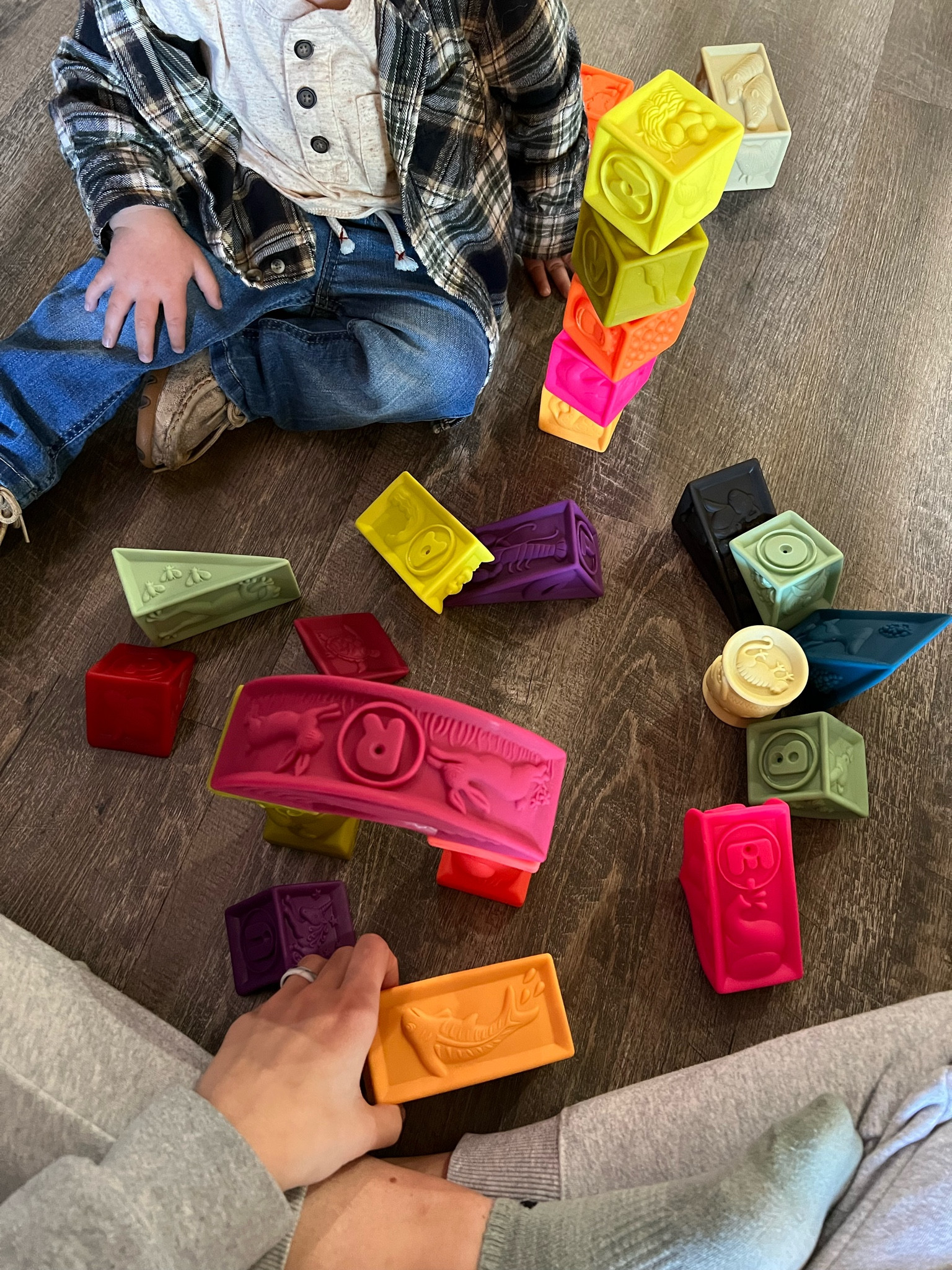 Soft building blocks! 

