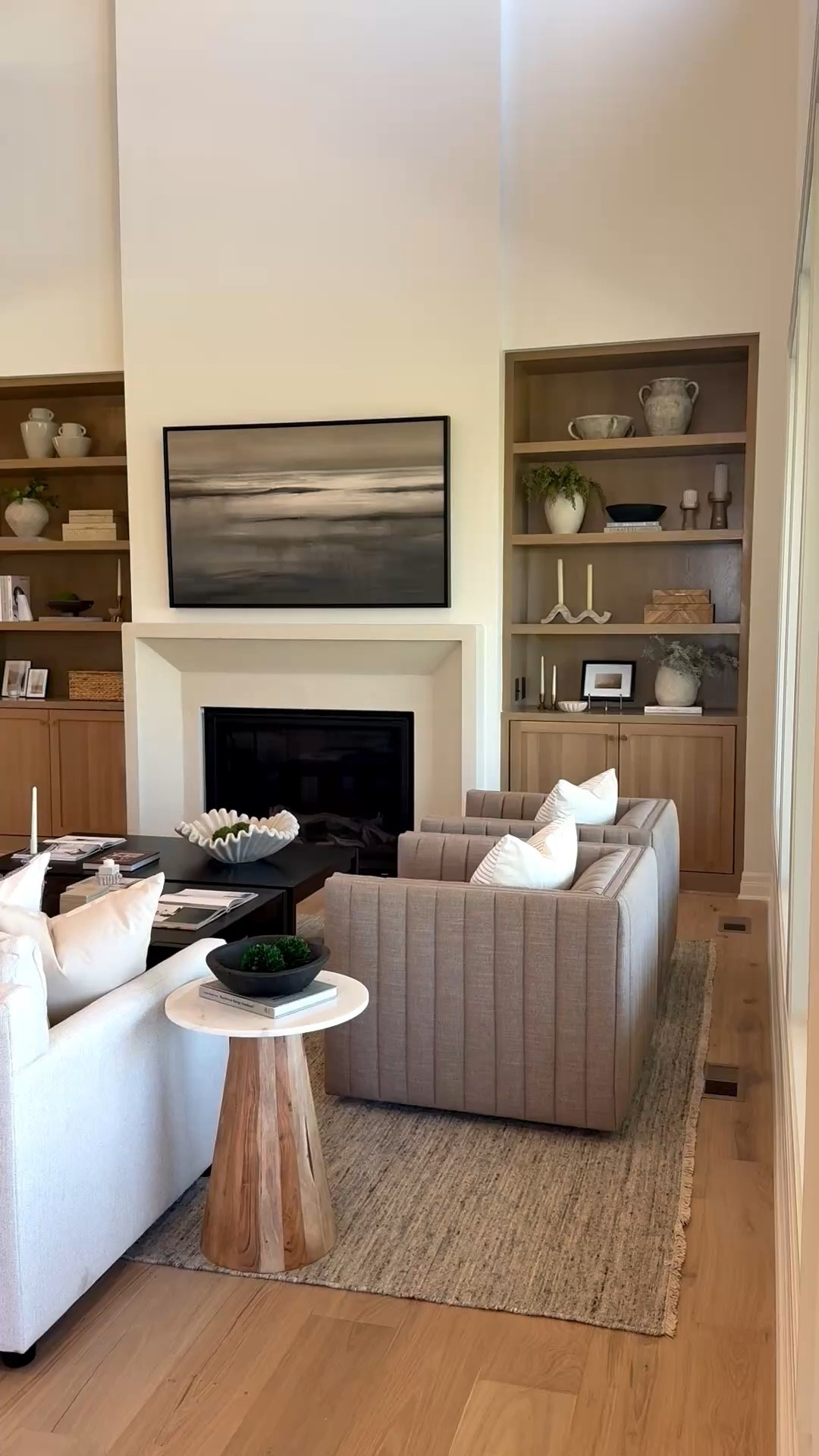 Neutral luxury living. 🤍
This living room is layered with texture and warmth—an off-white sofa, faux fur accent chairs, and swivel square back accent chairs make the perfect seating mix. Anchored by a handmade rug, this space blends comfort, elegance, and organic luxury design. Perfect for entertaining or relaxing in style.

#LTKhome #LTKhomedecor #LTKstyletip #livingroomdecor #livingroomstyle #offwhitesofa #fauxfurchairs #accentchairs #swivelchairs #squarebackchairs #handmaderug #luxurylivingroom #neutralhomedecor #organicluxuryliving #transitionalstyle #modernlivingroom #interiorstyling #styledspaces #homestyling #cozyandchic #LTKhomeinspo

#LTKStyleTip #LTKFamily #LTKHome