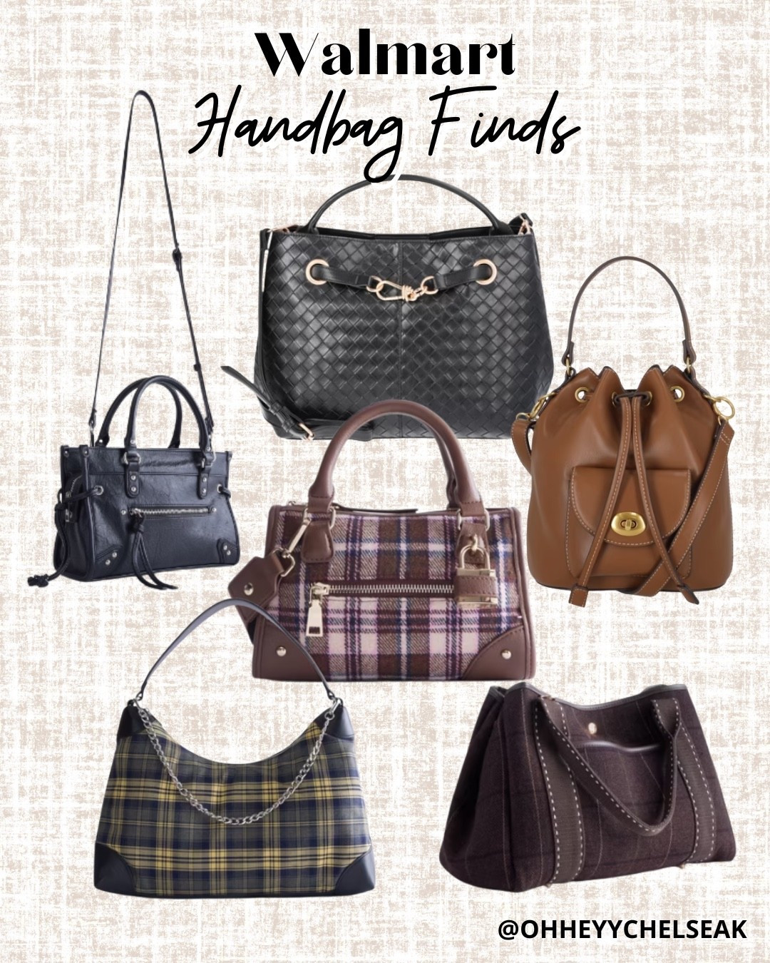 These handbags from #walmart are giving major designer vibes 😍