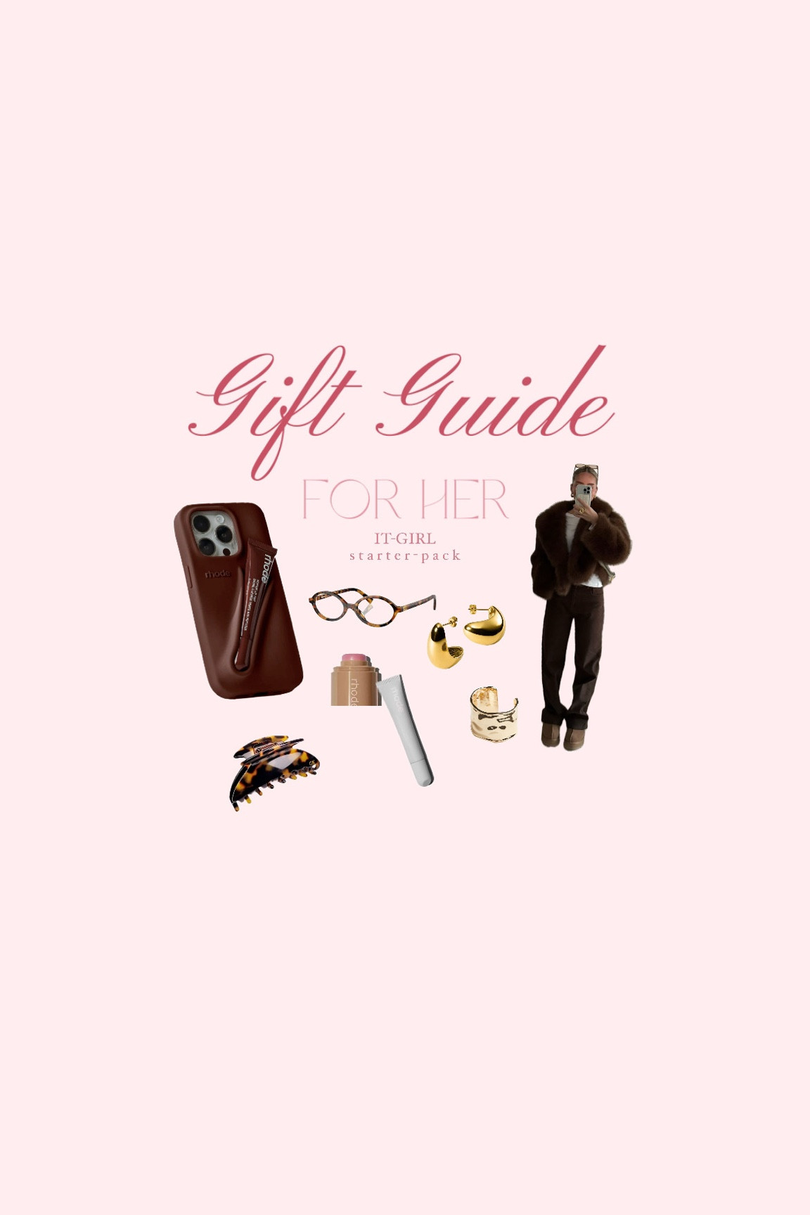 Holiday Season Gift Guide: FOR HER - IT GIRL - starter pack 🍫🧋🤎👓💄

#LTKgiftguide #LTKeurope #LTKdeutschland