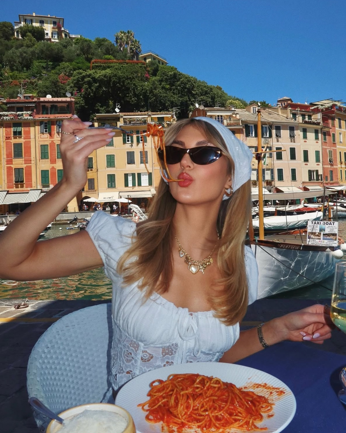 That’s amore 🍝 my skirt is on sale 🤍