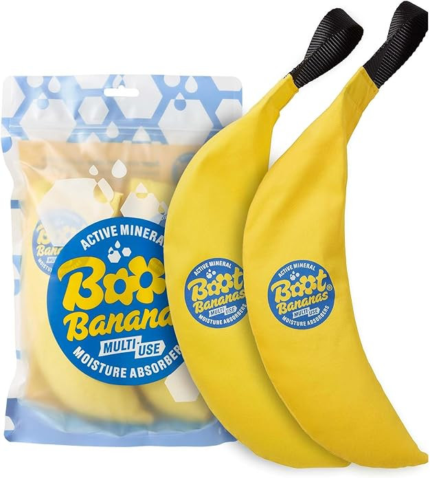 Boot Bananas Shoe Moisture Absorber | Long-Lasting, Reusable Sports Shoe Drying Inserts Without H... | Amazon (US)