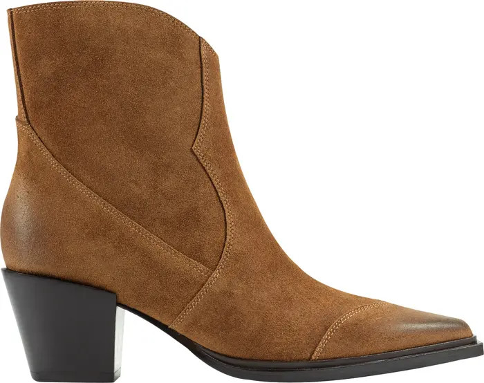 Giulie Pointed Cap Toe Bootie (Women) | Nordstrom
