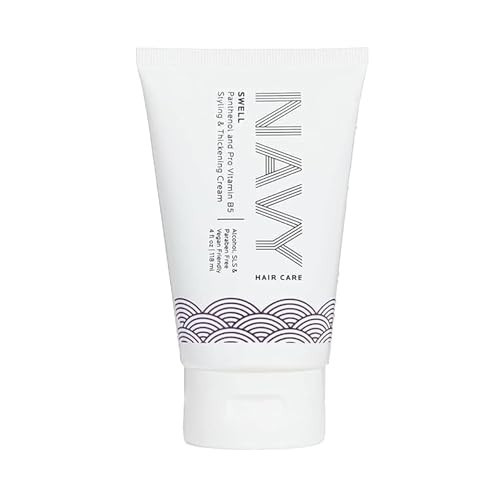 NAVY HAIR CARE Swell Thickening Cream | Lightweight Styling Product for Fullness & Shine | 4 oz | Amazon (US)