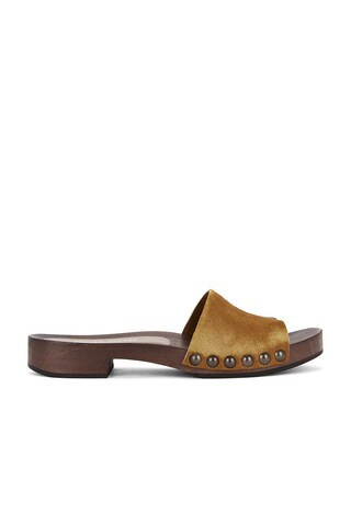 Miu Miu Clog Sandal in Brown | FWRD 
