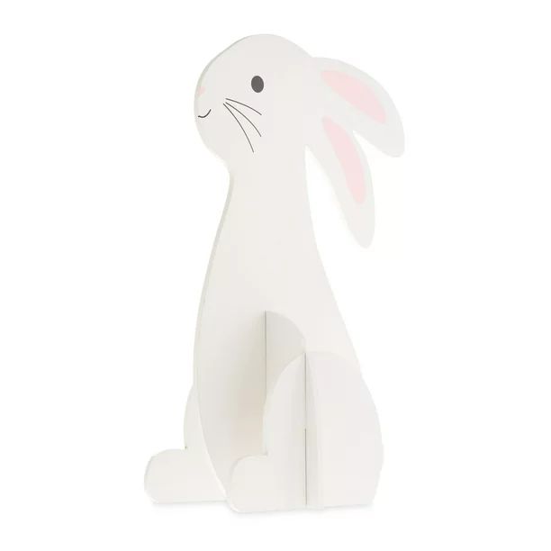 Way to Celebrate Large Slotted White Bunny Decor - Walmart.com | Walmart (US)