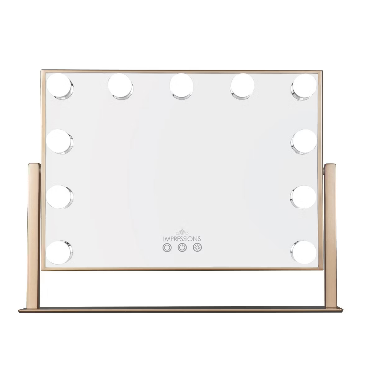 Impressions Vanity Hollywood Tri-Tone Artiste XL Makeup Mirror | Target