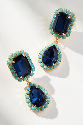 The Pink Reef Jewel Drop Neon Earrings | Anthropologie (US)
