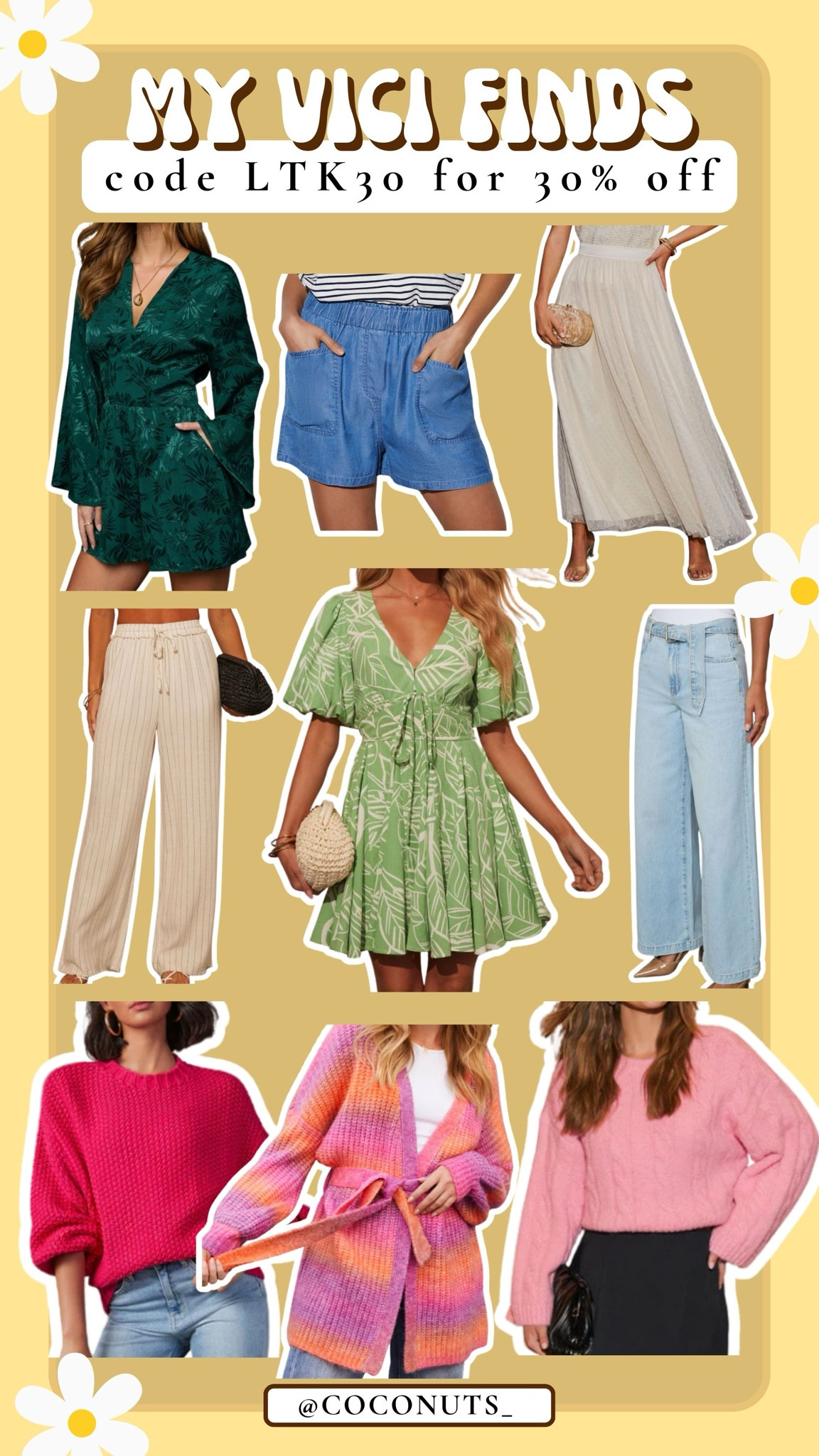 VICI SALE finds! 🌼🧡

Use code LTK30 for 30% off!

#LTKMostLoved #LTKxVICI #LTKSaleAlert