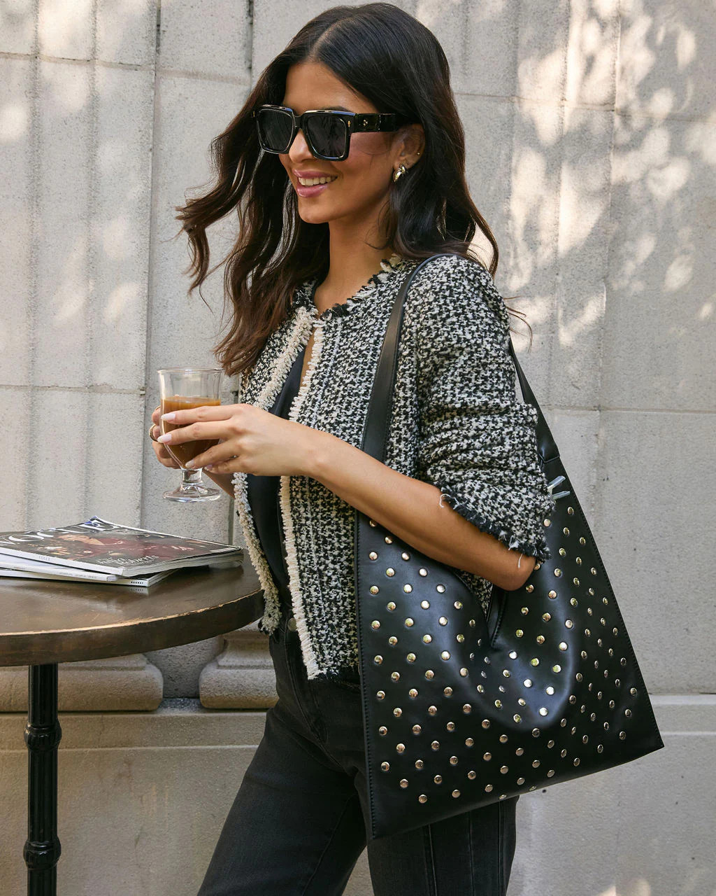 Get It Right Studded Structured Tote Bag | VICI