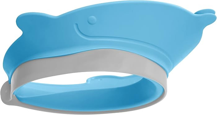 Skip Hop Baby Shower Cap Shield, Moby Bath Visor for Baby and Kids 9m +, Blue | Amazon (US)