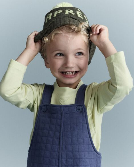 Toddler Après Pom Pom Beanie - Olive | Carter's Inc