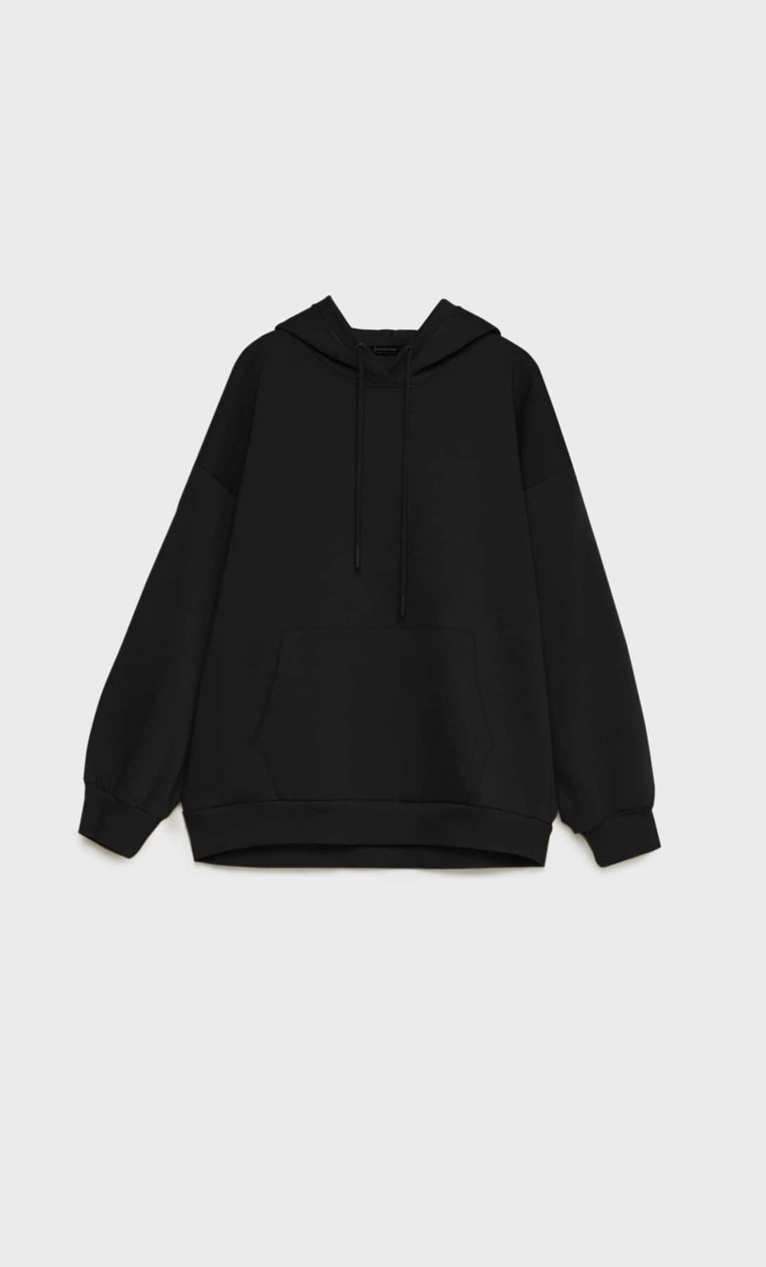 Oversize napped sweatshirt - Women's fashion | Stradivarius United Kingdom | Stradivarius (UK)