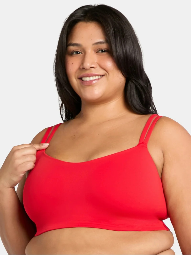 Avia Strappy Sports Bra for Women, Medium Support, S-3XL | Walmart (US)