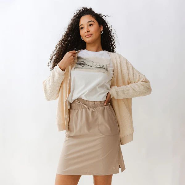 The Away Skirt, Cobblestone | Albion Fit