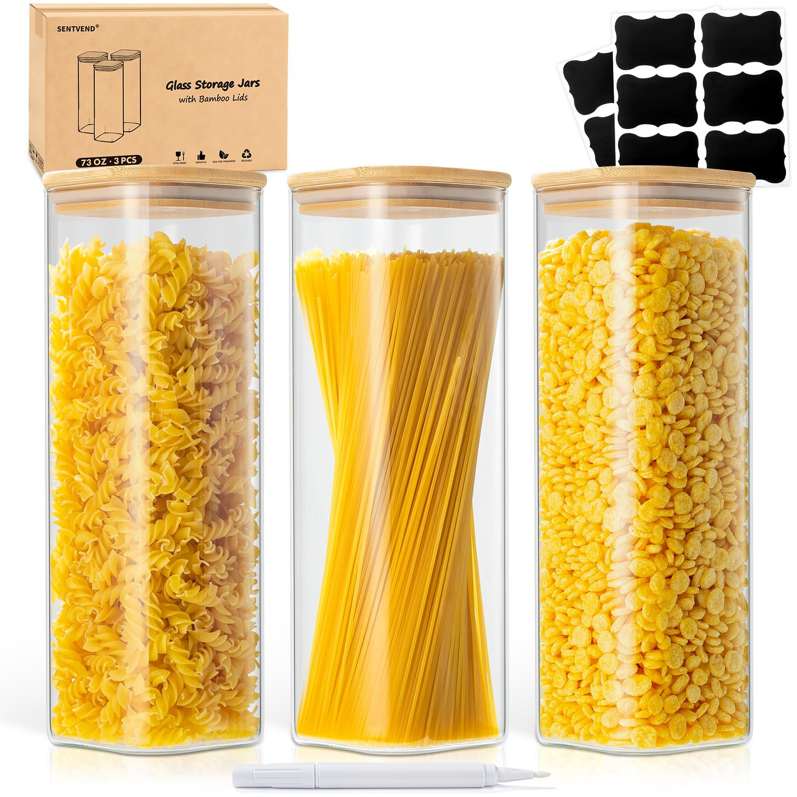 Containers with hamboo lids | Amazon (US)