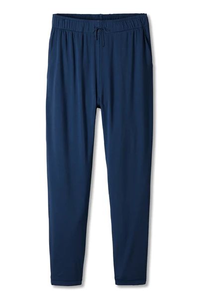 Men's Bamboo Lounge Pants in Navy | LAKE Pajamas