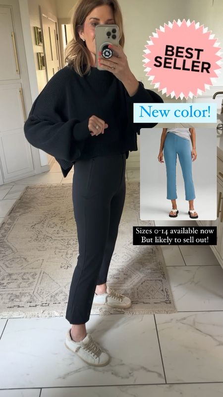 Best-seller! New color. I sized up 1 
Smooth-fit pull-on high rise crop pants feel like the best thing EVER (and make your butt look good 😉)

#LTKstyletip #LTKtravel #LTKFind