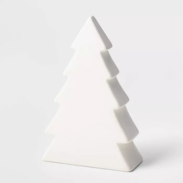 8in Ceramic Christmas Tree Figurine White - Wondershop™ | Target