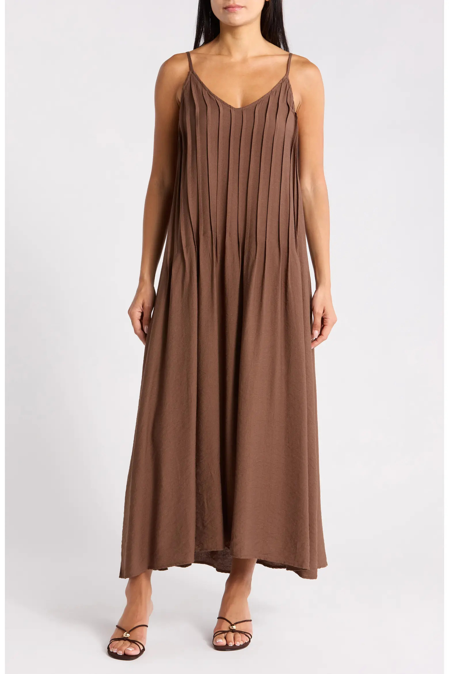 Pleated Maxi Sundress (Women) | Nordstromrack | Nordstrom Rack