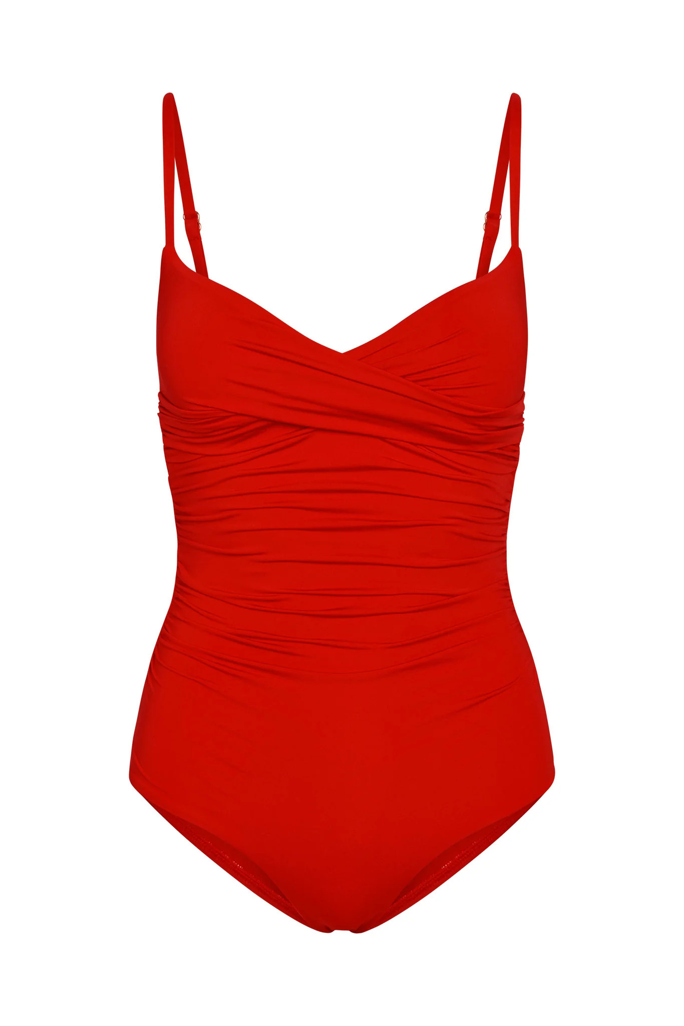 Bordeaux One Piece (Full Coverage) - Chili Pepper | Monday Swimwear