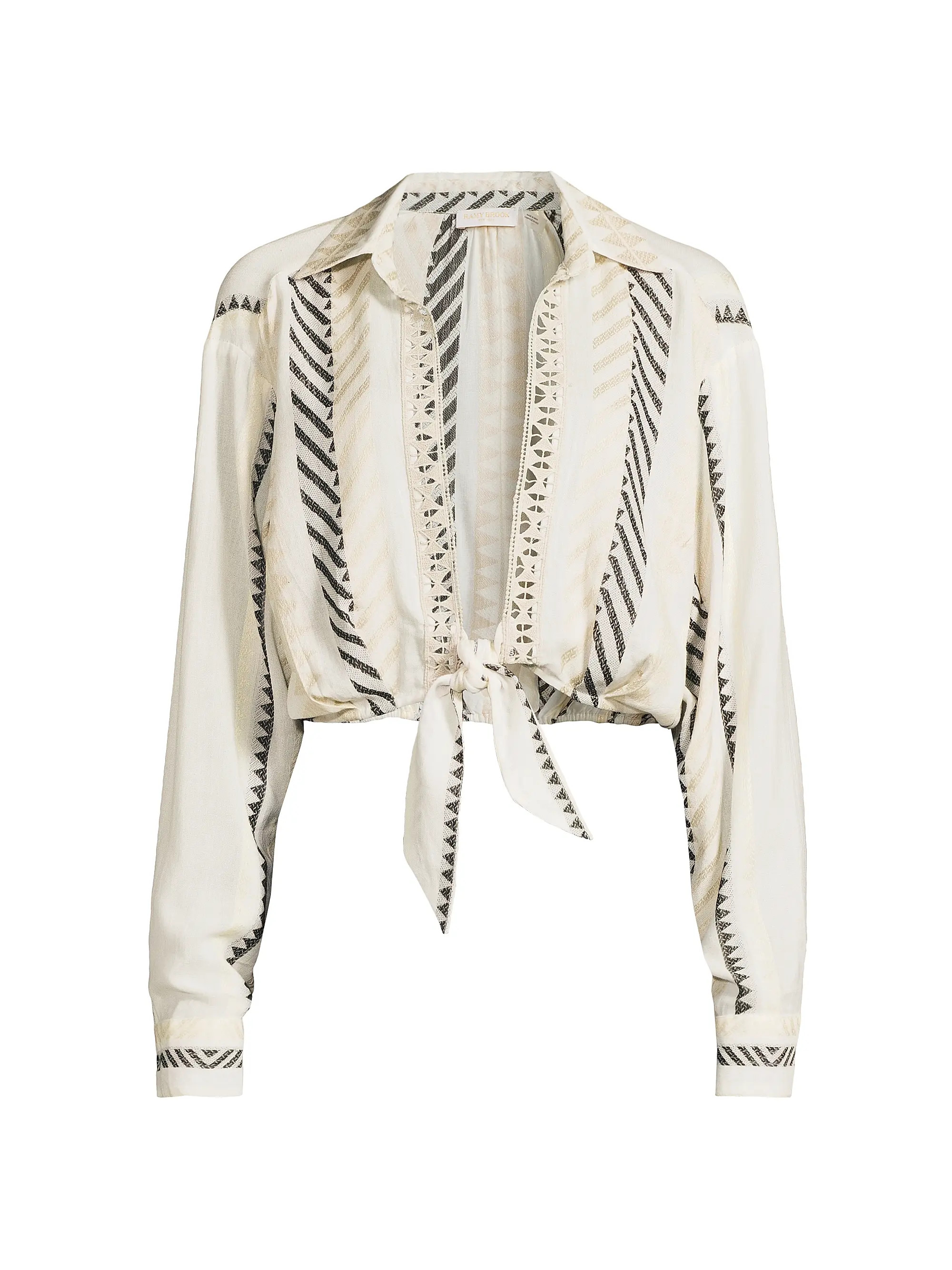 Kaylie Cotton Wrap Top | Saks Fifth Avenue