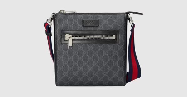 GG Black small messenger bag | Gucci (US)