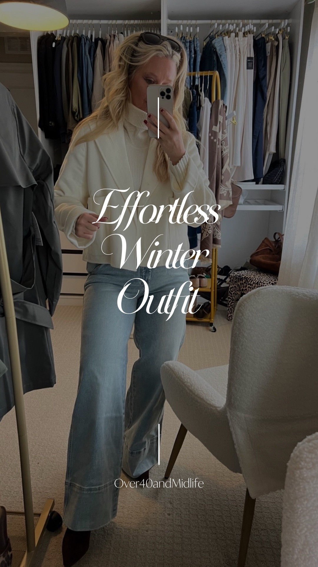  ✨Tap the bell, save and ❤️ for over 40 fashion, midlife style, midsize fashion and luxury looks for less. 

⬇️Sizing information:
Medium jacket and turtleneck (size down if in between sizes.)
Jeans 10 TTS

✨ Bloating, hot flashes, body changes? THIS is the outfit formula that saved me.
At 47, with a perimenopause belly and two teens to chase…
I need clothes that work — not fight me.

✅ Wide-leg jeans = room to breathe
✅ Tank that flatters without clinging
✅ Cropped jacket = instant polish

This combo works for:
✔️ Date night
✔️ Parent-teacher night
✔️ Business casual
✔️ Just making it through the week feeling good in my skin

💾 Save this so you’re not stuck on your next bloated day
👯‍♀️ Tag a friend who needs a go-to uniform that actually works 👑"Helping you look good, feel good!" - Lindsey Denver

#midlifefashion #midsizeoutfit #outfitformulas #bloatingfix Over 40 fashion, over 50 style, midlife style, midsize fashion, Gen X style, body confidence, perimenopause style, mom outfits, over 45 style, OOTD inspo, Amazon fashion, Amazon finds, Amazon style, Amazon OOTD, affordable style, under 25 finds, wardrobe essentials, fall outfits 2025, style on a budget, size 10 style, size 12 style, size 8 style, midsize mom, real body fashion, everyday confidence, chic and comfy, outfit inspiration  

Follow my LTK @Over40andmidlife on the @shop.LTK app to view this post and get my exclusive app-only content!

#liketkit 
@shop.ltk
https://liketk.it/5qQEK

Follow my LTK @Over40andmidlife on the @shop.LTK app to view this post and get my exclusive app-only content!

#liketkit #LTKOver40 #LTKMidsize #LTKPlusSize
@shop.ltk
https://liketk.it/5HGZq