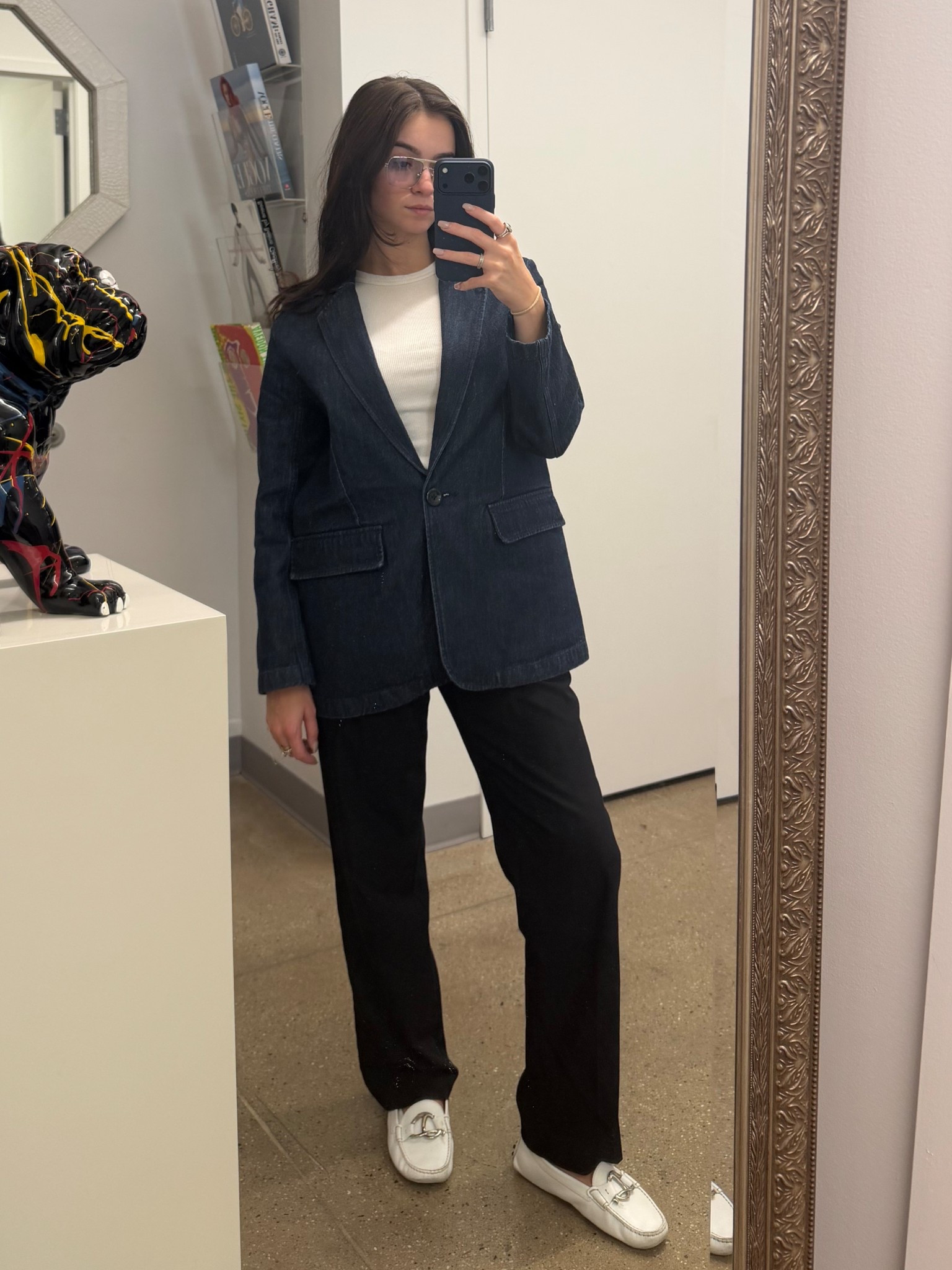 Denim blazer > 

#LTKWorkwear #LTKSeasonal #LTKU